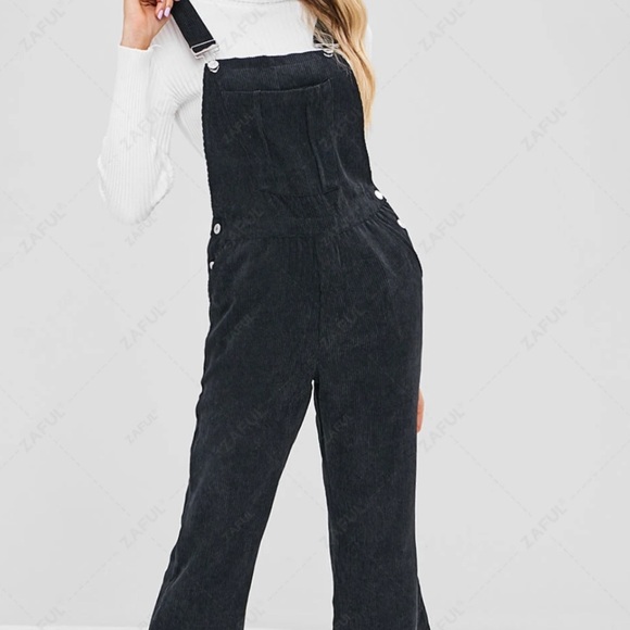 Black Jumpsuit with Gold Accents - Picture 2 of 13